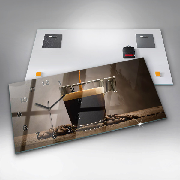 Orologi orizzontali Una tazza di caffè