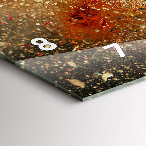 Orologi orizzontali Astrazione delle spezie