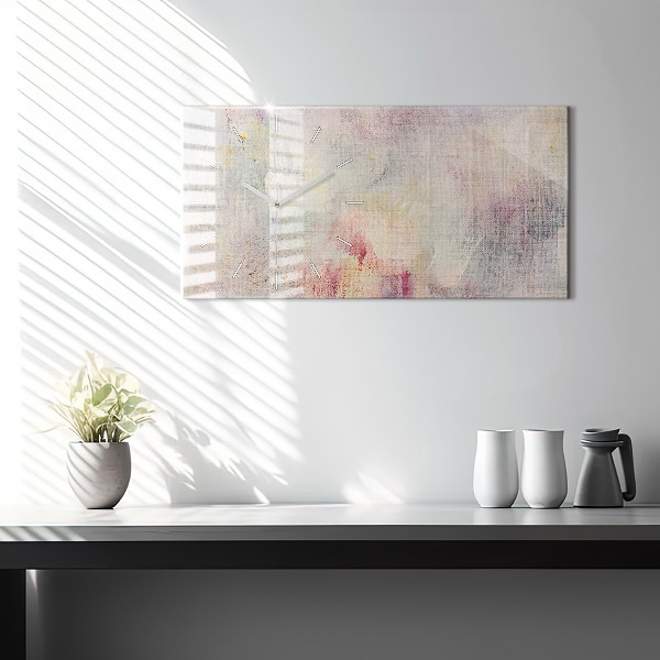 Orologio rettangolare Astrazione dipinta