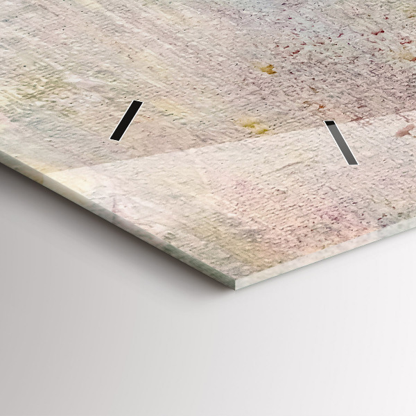 Orologio rettangolare Astrazione dipinta