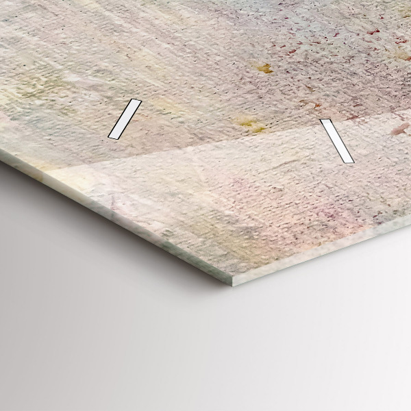 Orologio rettangolare Astrazione dipinta