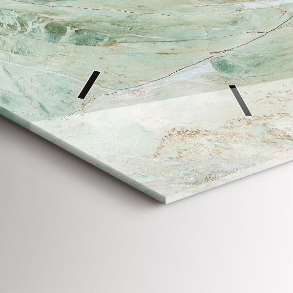 Orologio rettangolare Texture di pietra di marmo