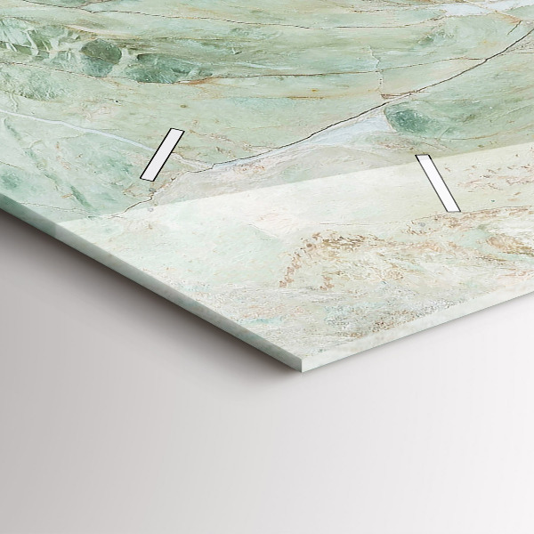 Orologio rettangolare Texture di pietra di marmo