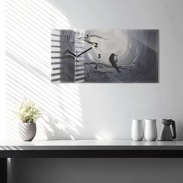 Orologi orizzontali Corvo al chiaro di luna
