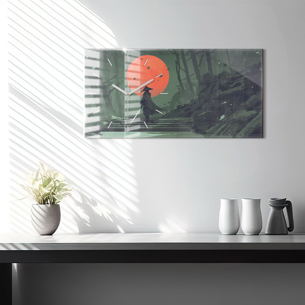 Orologi orizzontali Samurai nella foresta