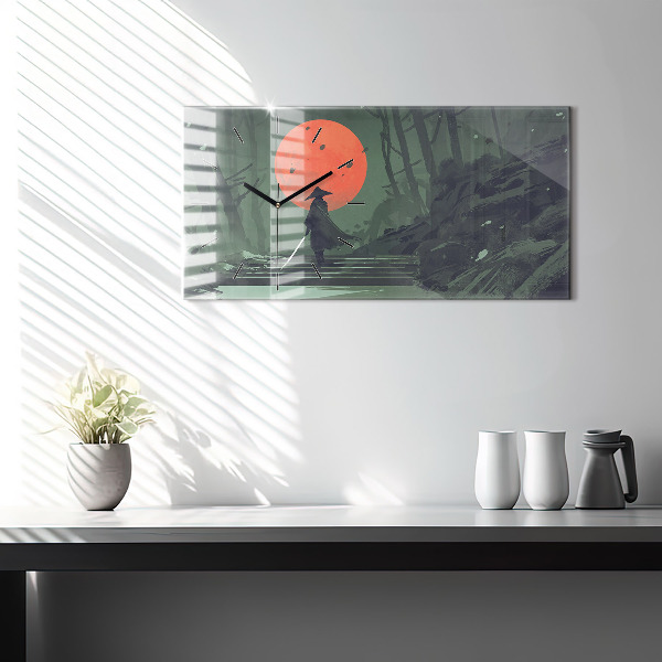 Orologi orizzontali Samurai nella foresta