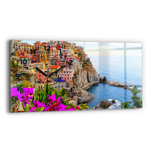Orologio rettangolare Costa delle Cinque Terre