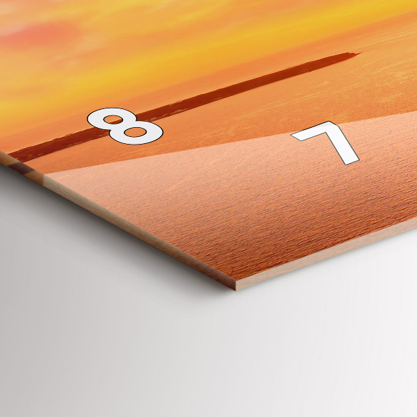 Orologio rettangolare Vecchio mulino a vento a Santorini