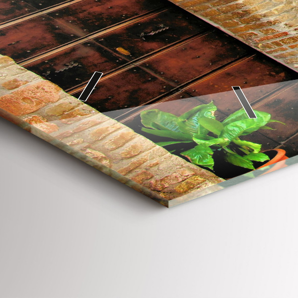 Orologio rettangolare Una strada pittoresca