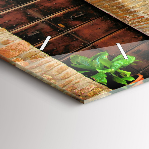 Orologio rettangolare Una strada pittoresca