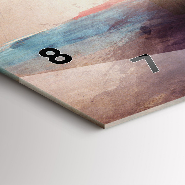 Orologio rettangolare Ritratto astratto di una donna