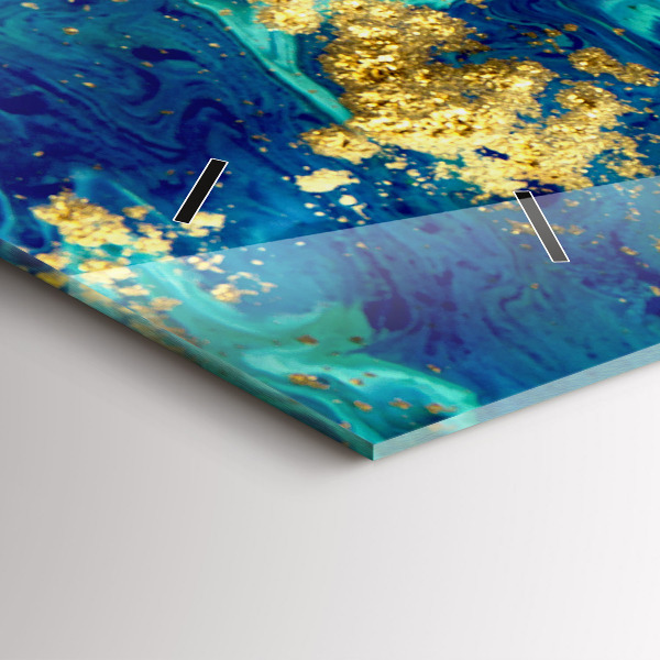 Orologio rettangolare Astrazione moderna