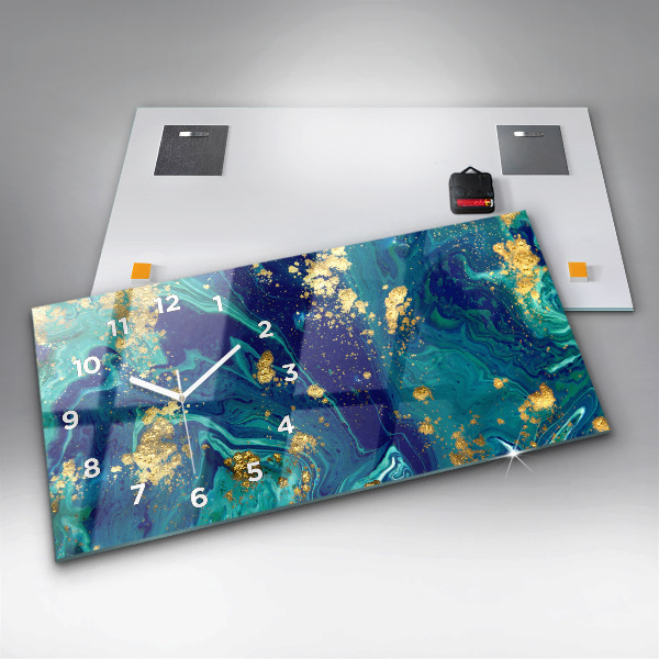 Orologio rettangolare Astrazione moderna