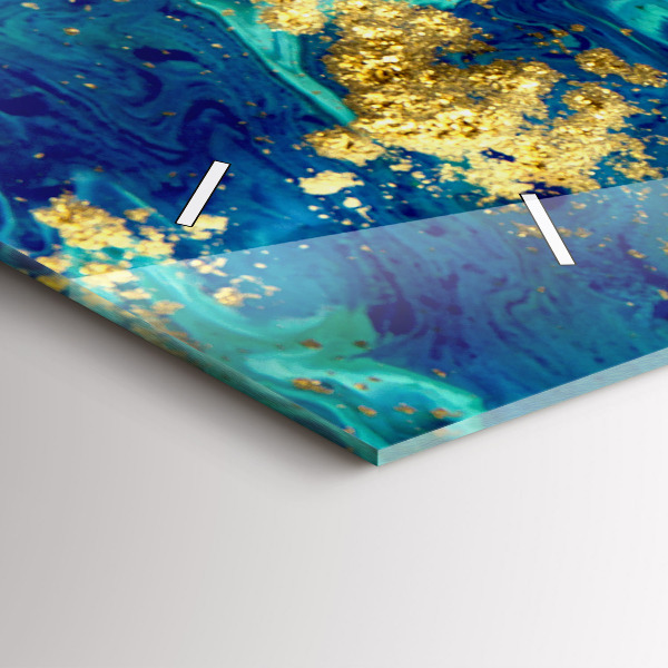 Orologio rettangolare Astrazione moderna