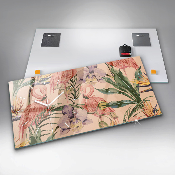 Orologi orizzontali Foglie di palma tropicali