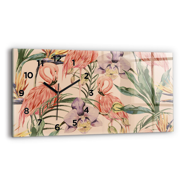 Orologi orizzontali Foglie di palma tropicali