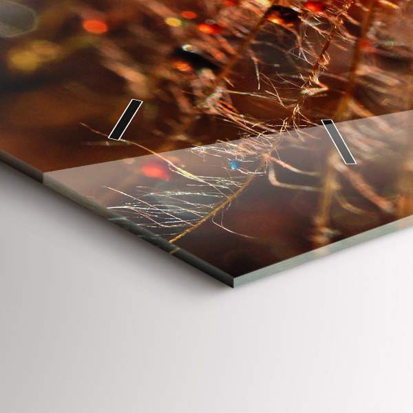 Orologio rettangolare Dente di leone con rugiada