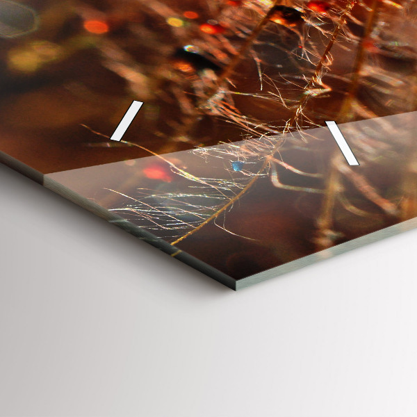 Orologio rettangolare Dente di leone con rugiada