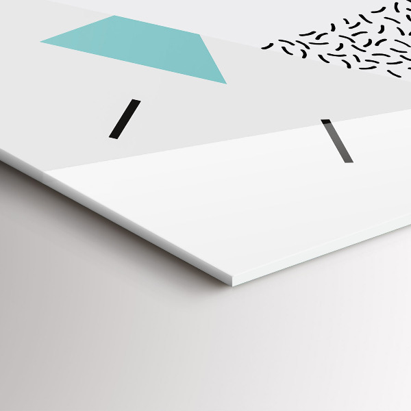 Orologio rettangolare Motivo geometrico