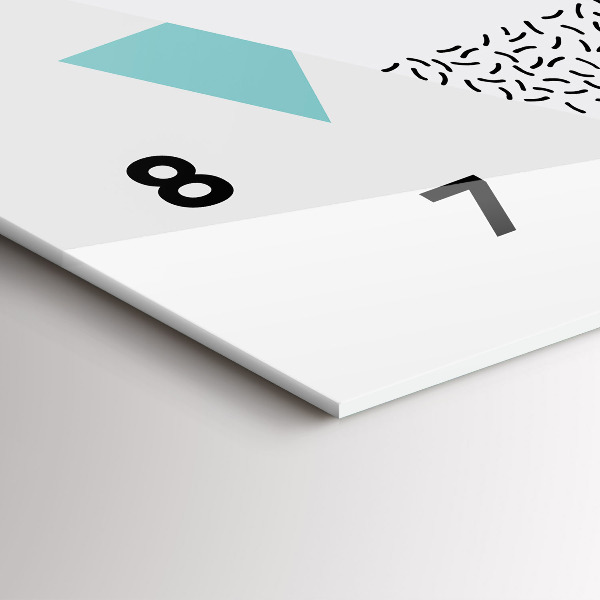 Orologio rettangolare Motivo geometrico