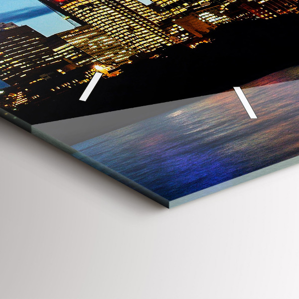 Orologio rettangolare Sydney la sera