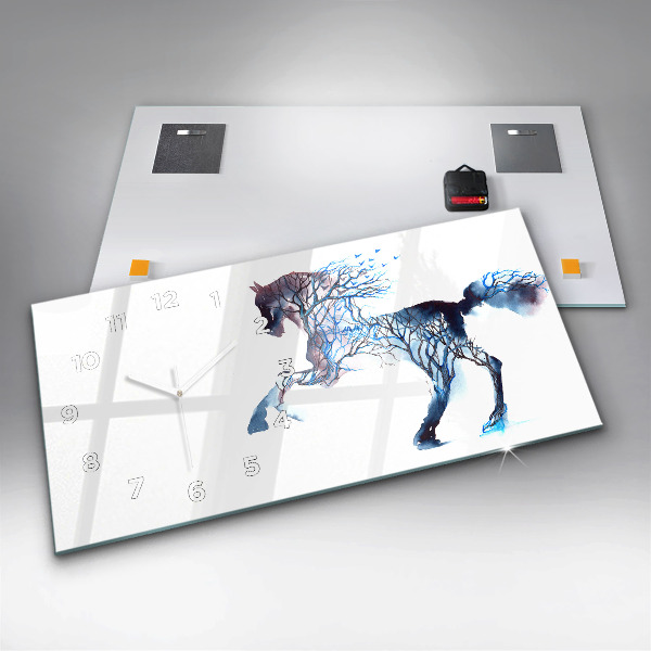 Orologio rettangolare Natura Animale Altruismo