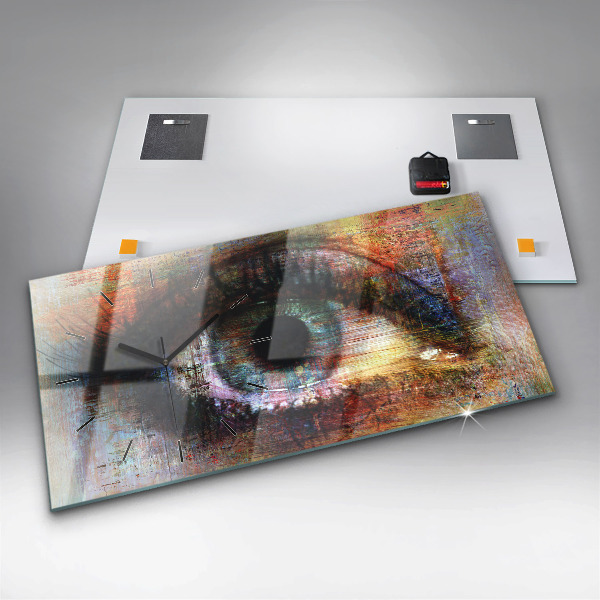 Orologio rettangolare Occhio dell'arte di strada