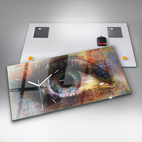 Orologio rettangolare Occhio dell'arte di strada