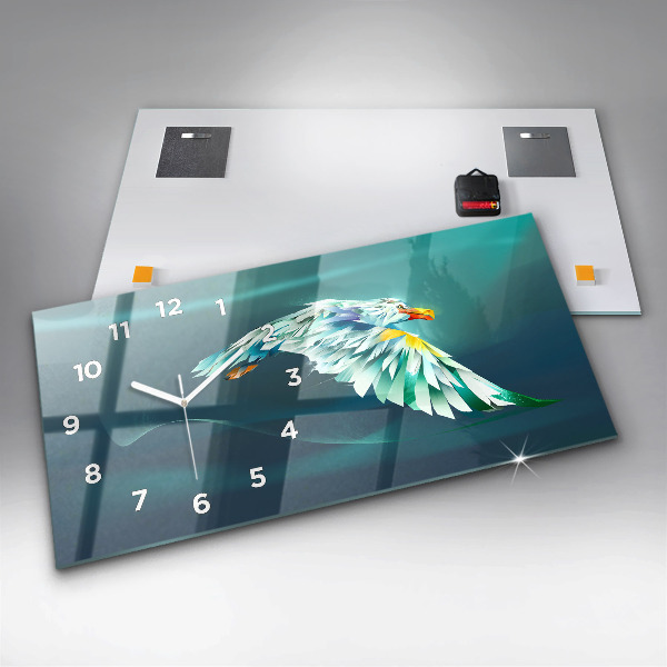 Orologio rettangolare Immagine di un'aquila in volo