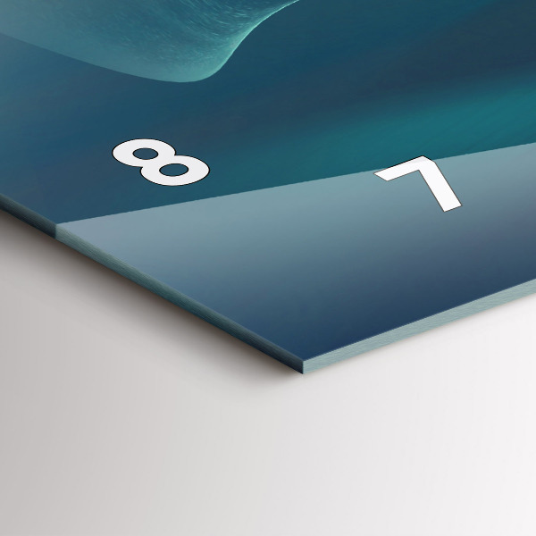 Orologio rettangolare Immagine di un'aquila in volo