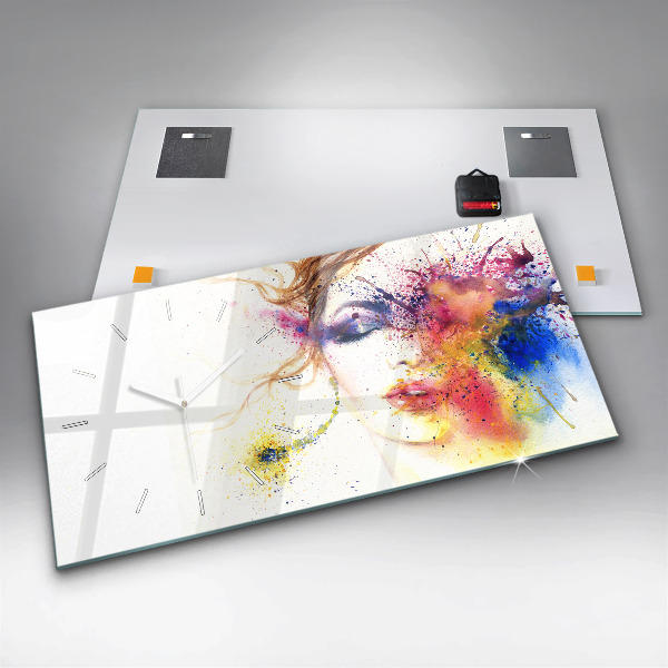 Orologio rettangolare Ritratto di una donna misteriosa