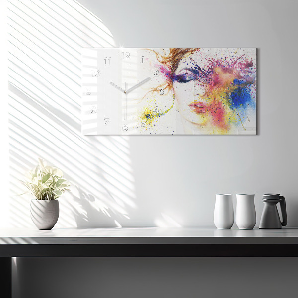 Orologio rettangolare Ritratto di una donna misteriosa