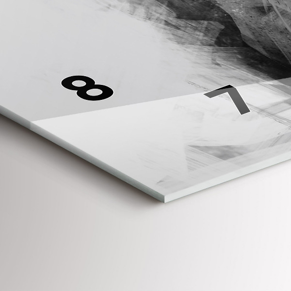 Orologio rettangolare Leone dipinto