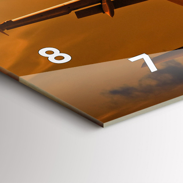 Orologio rettangolare Viaggiare in aereo