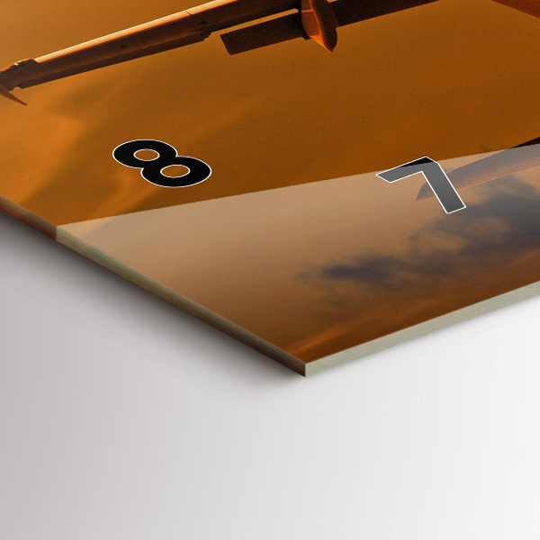 Orologio rettangolare Viaggiare in aereo