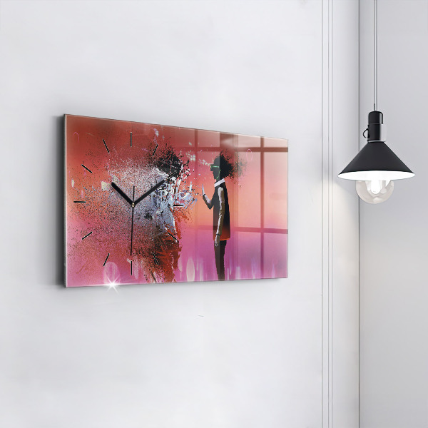 Orologio rettangolare Cyberspazio