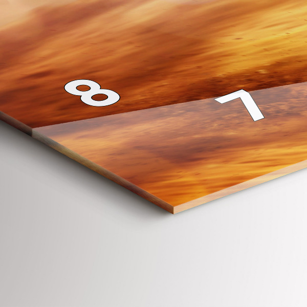 Orologio rettangolare Motocross Enduro