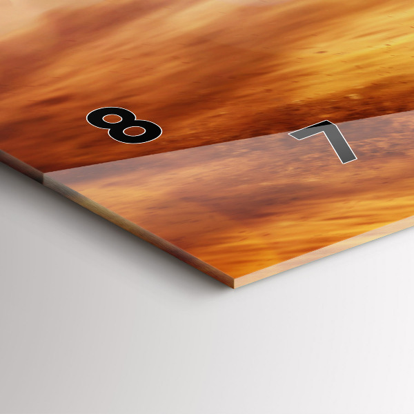 Orologio rettangolare Motocross Enduro