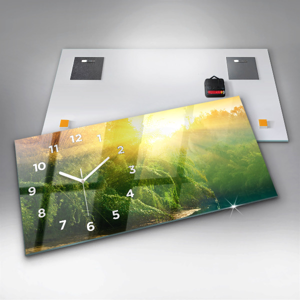 Orologio rettangolare Natura pacifica