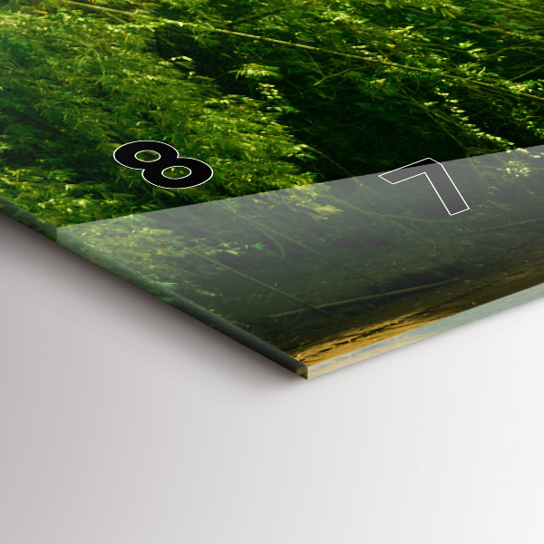 Orologio rettangolare Natura pacifica