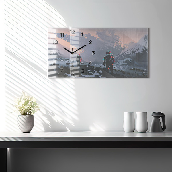 Orologio rettangolare Astronauti Via Lattea