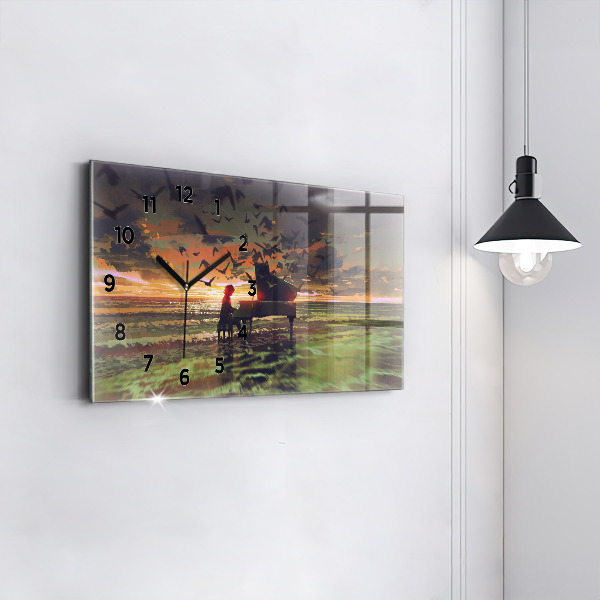 Orologio rettangolare Concerto sulla spiaggia