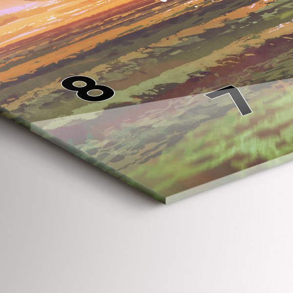 Orologio rettangolare Concerto sulla spiaggia