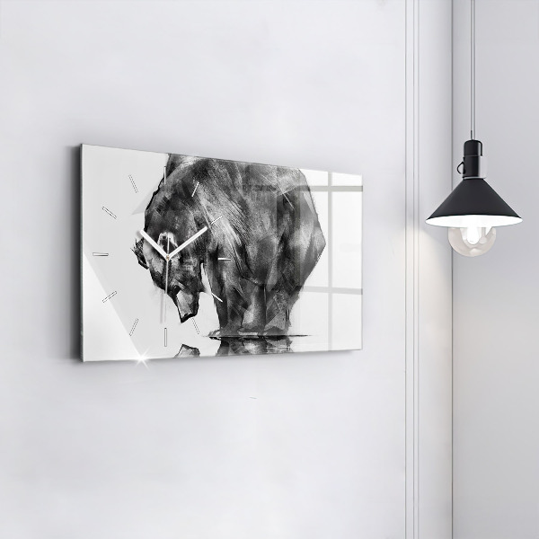 Orologio rettangolare Orso dei cartoni animati