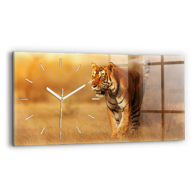 Orologio rettangolare Caccia alla tigre