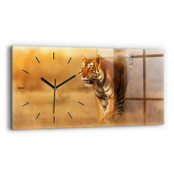 Orologio rettangolare Caccia alla tigre