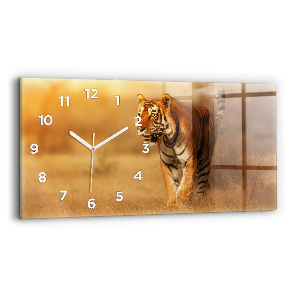Orologio rettangolare Caccia alla tigre