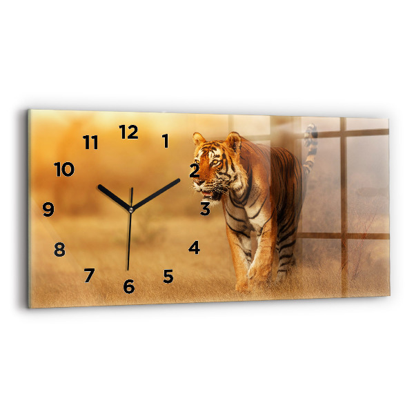 Orologio rettangolare Caccia alla tigre
