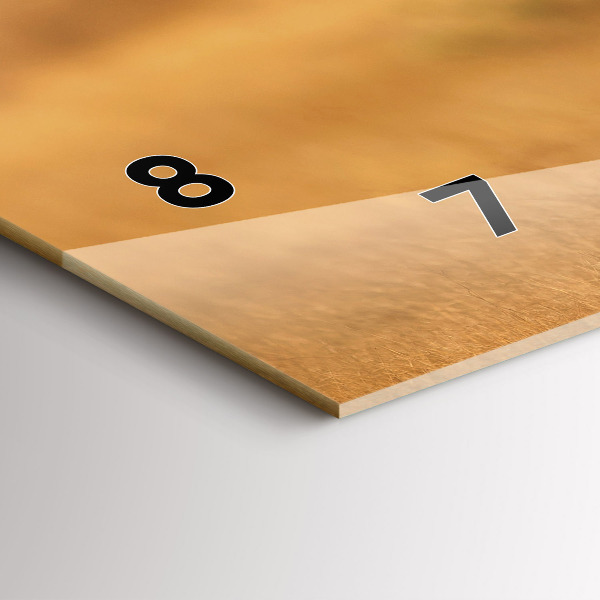 Orologio rettangolare Caccia alla tigre