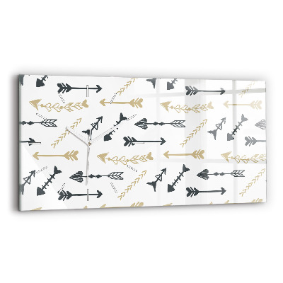 Orologio rettangolare Motivo geometrico hipster